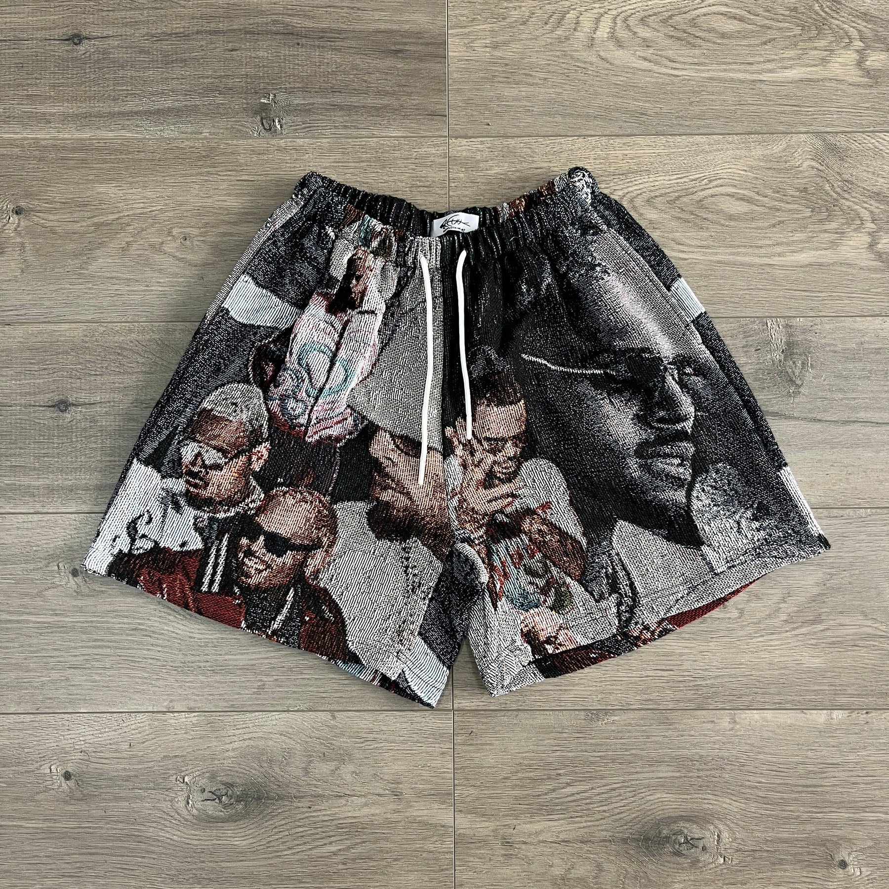 RDMCLOTHINGART tapestry hoodie CHRIS BROWN V2 TAPESTRY SHORTS