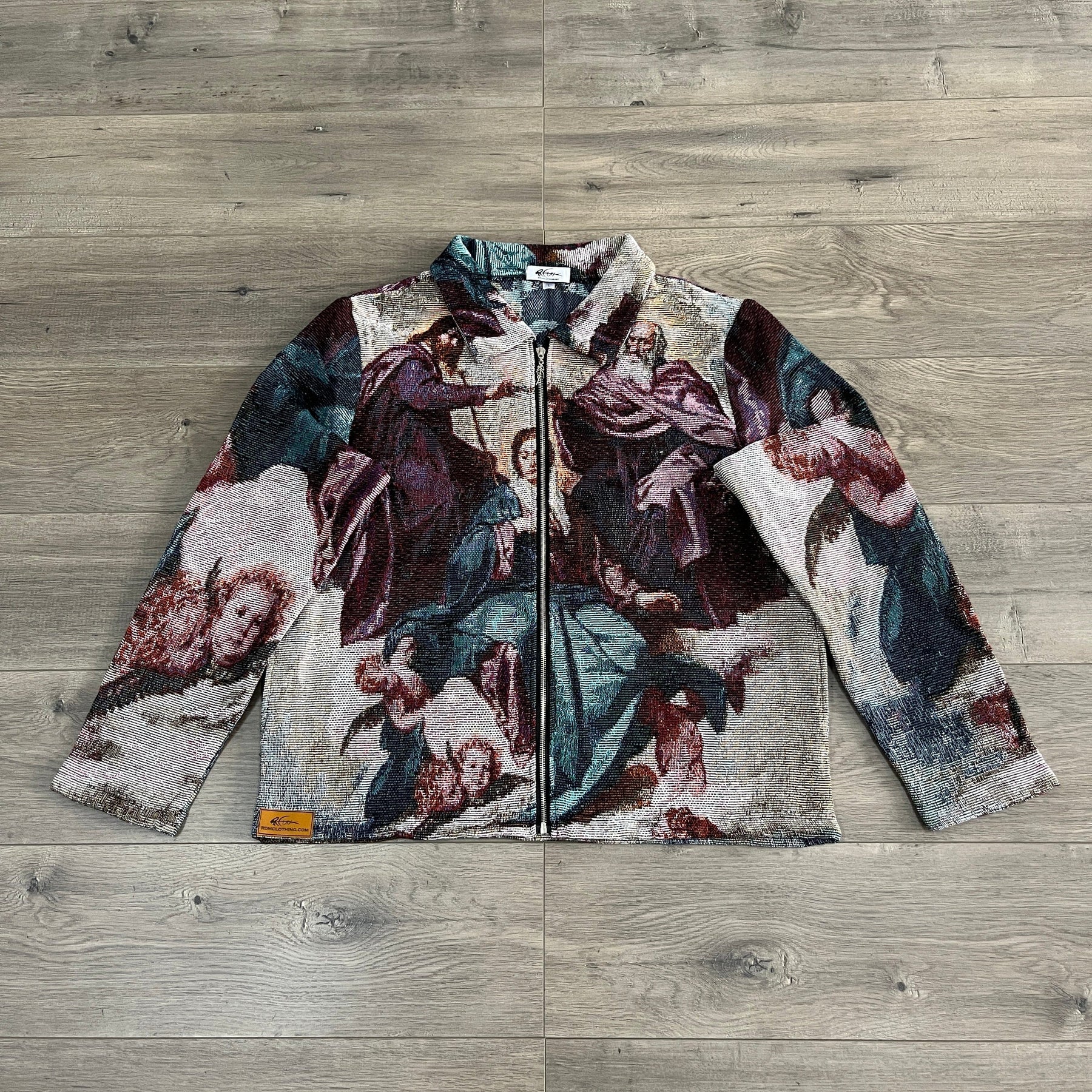 RDMCLOTHINGART tapestry hoodie CORONATION MARY TAPESTRY JACKET