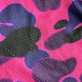DARK PURPLE CAMO MESH SHORTS-8723 - RDMCLOTHINGART