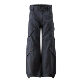RDMCLOTHINGART S / Black tapestry hoodie DESIGNER PANTS-60012