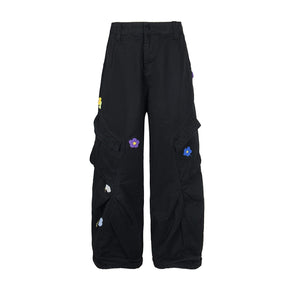 RDMCLOTHINGART S / Black tapestry hoodie DESIGNER PANTS-60027