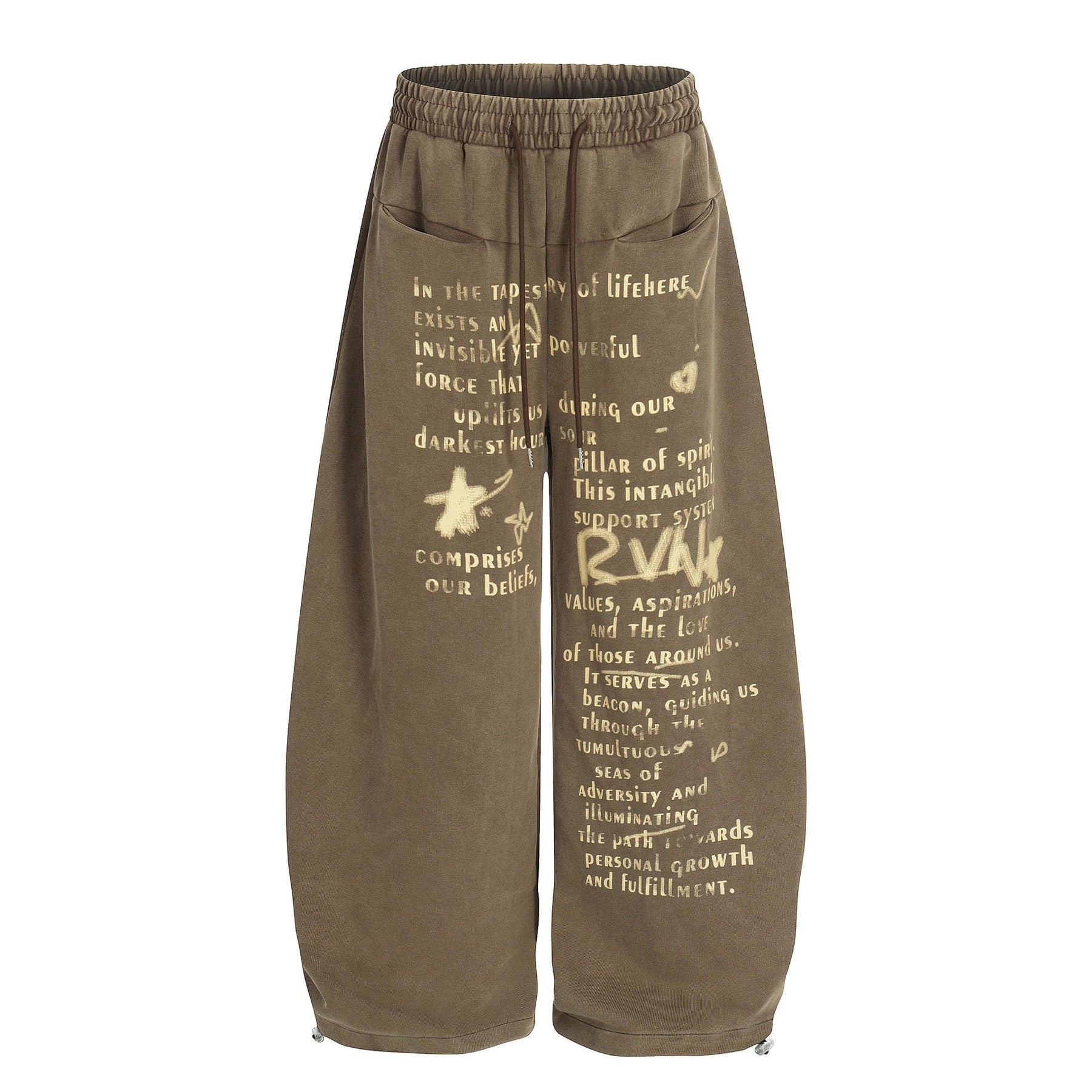 RDMCLOTHINGART S / Brown tapestry hoodie DESIGNER PANTS-60032