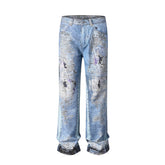 RDMCLOTHINGART tapestry hoodie DESIGNER PANTS-8028