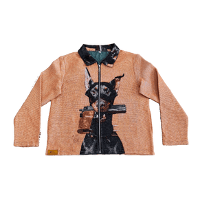 RDMCLOTHINGART tapestry hoodie DOBERMANN TAPESTRY JACKET