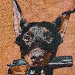 RDMCLOTHINGART tapestry hoodie DOBERMANN TAPESTRY TEE-98398
