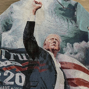 RDMCLOTHINGART tapestry hoodie FIGHT US TAPESTRY JACKET