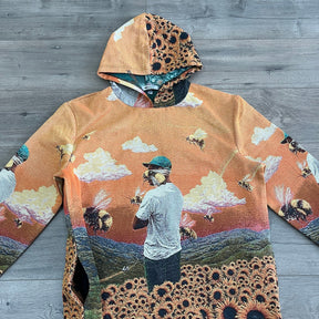 RDMCLOTHINGART tapestry hoodie FLOWER BOY TAPESTRY HOODIE