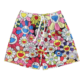 FLOWER MESH SHORTS-8622 - RDMCLOTHINGART
