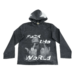 RDMCLOTHINGART tapestry hoodie FXXK THE WORLD TAPESTRY HOODIE