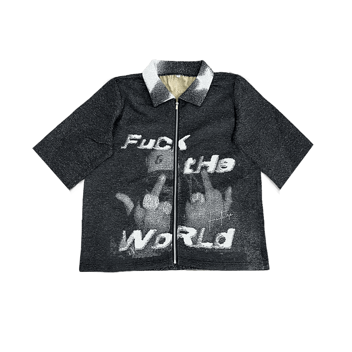 RDMCLOTHINGART tapestry hoodie FXXK THE WORLD TAPESTRY TEE