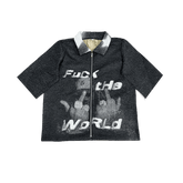 RDMCLOTHINGART tapestry hoodie FXXK THE WORLD TAPESTRY TEE