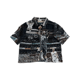 RDMCLOTHINGART tapestry hoodie GARNETT TAPESTRY TEE