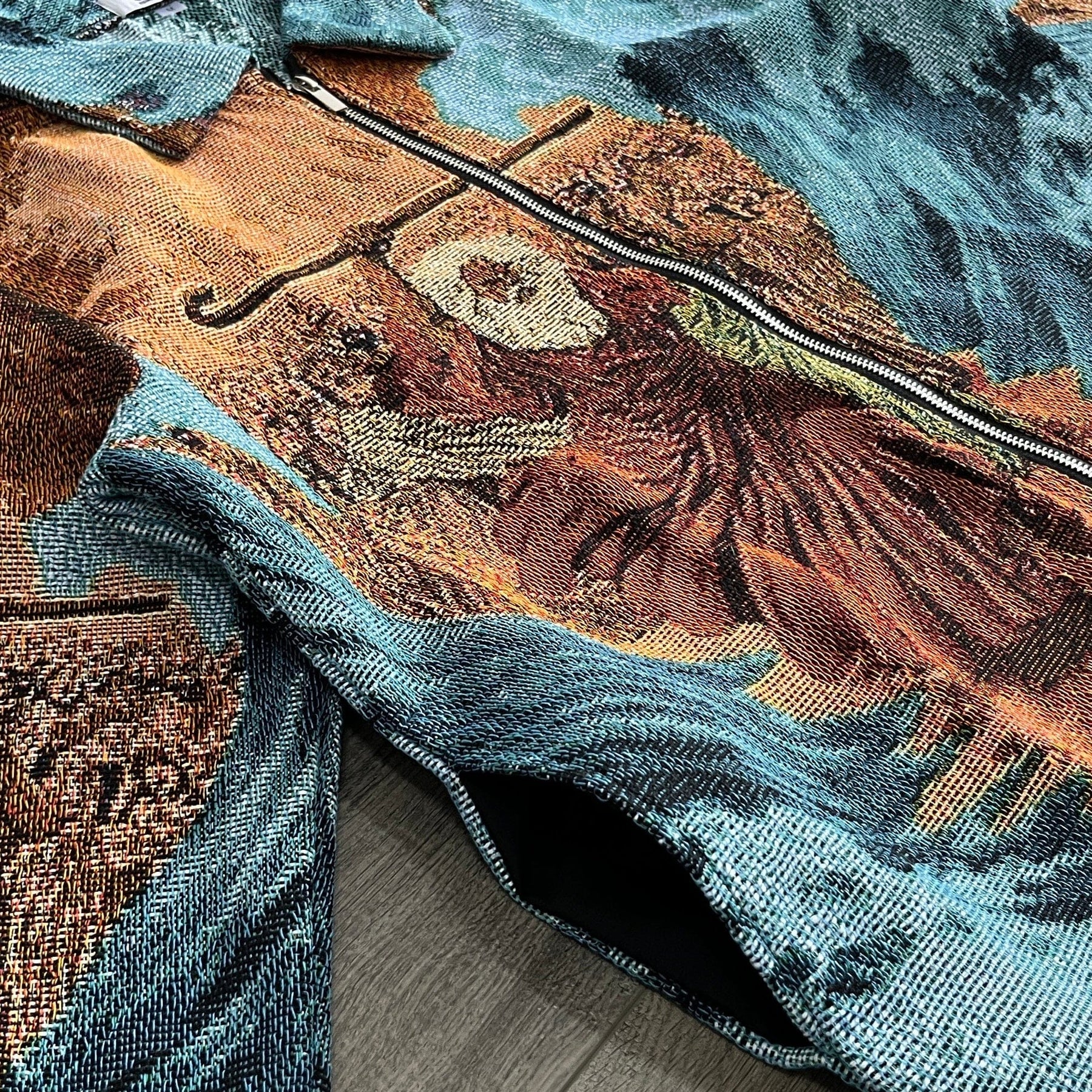 RDMCLOTHINGART tapestry hoodie GOD'S KINGDOM TAPESTRY TEE-98246