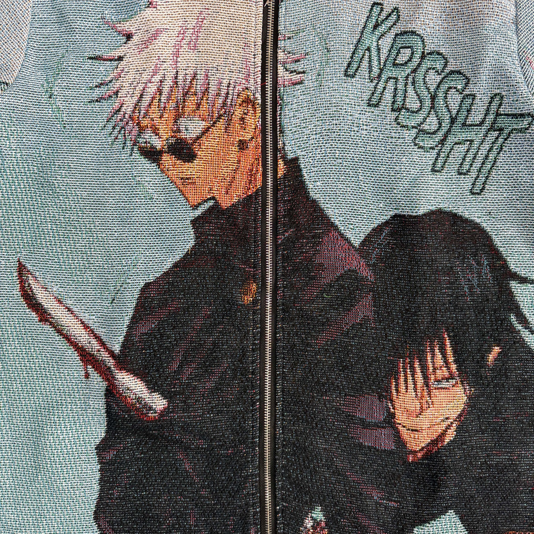 RDMCLOTHINGART tapestry hoodie GOJO VS TOJI TAPESTRY TEE-98327