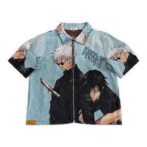 RDMCLOTHINGART tapestry hoodie GOJO VS TOJI TAPESTRY TEE-98327
