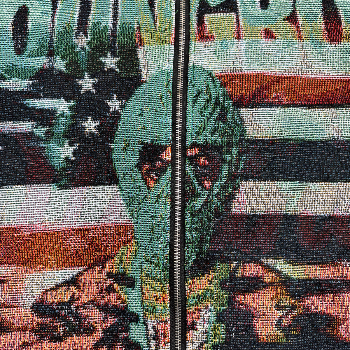 RDMCLOTHINGART tapestry hoodie GREEN YOUNGBOY TAPESTRY TEE-98374