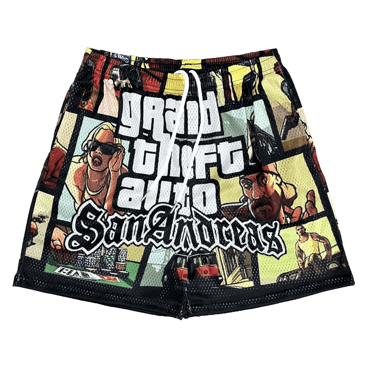 GTA MESH SHORTS-8689 - RDMCLOTHINGART