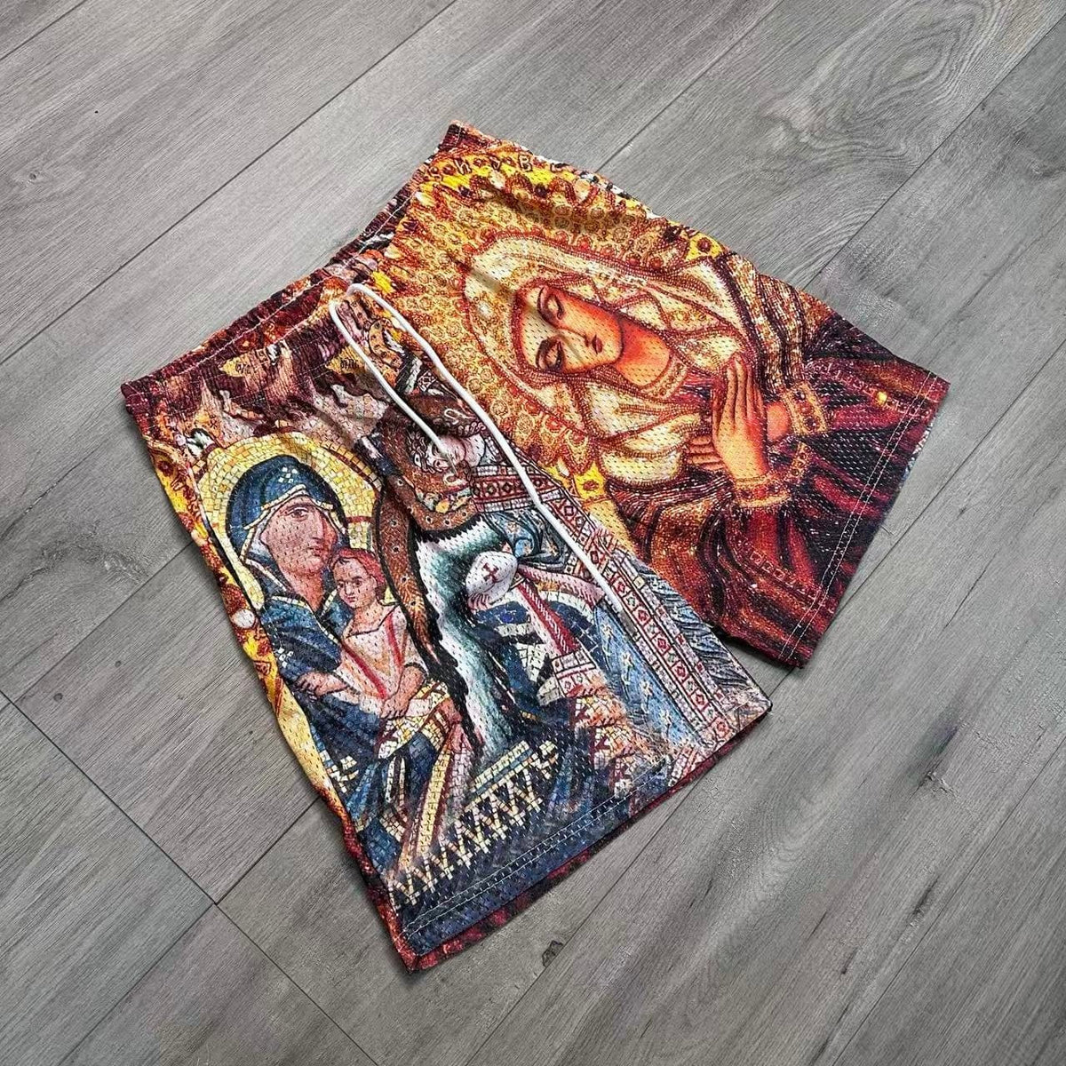 RDMCLOTHINGART tapestry hoodie HOLY MANTLE-8751