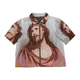 RDMCLOTHINGART tapestry hoodie JESUS V2 TAPESTRY TEE-98392