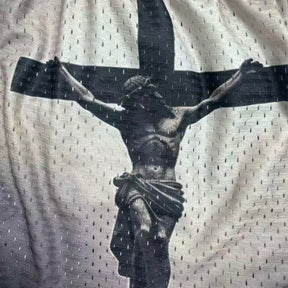RDMCLOTHINGART tapestry hoodie JESUS V3-8752
