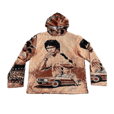 RDMCLOTHINGART tapestry hoodie LEE TAPESTRY HOODIE