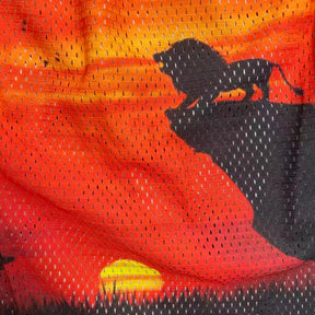 RDMCLOTHINGART tapestry hoodie LION KING-8756