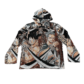 RDMCLOTHINGART tapestry hoodie LUFFY&ZORO TAPESTRY HOODIE