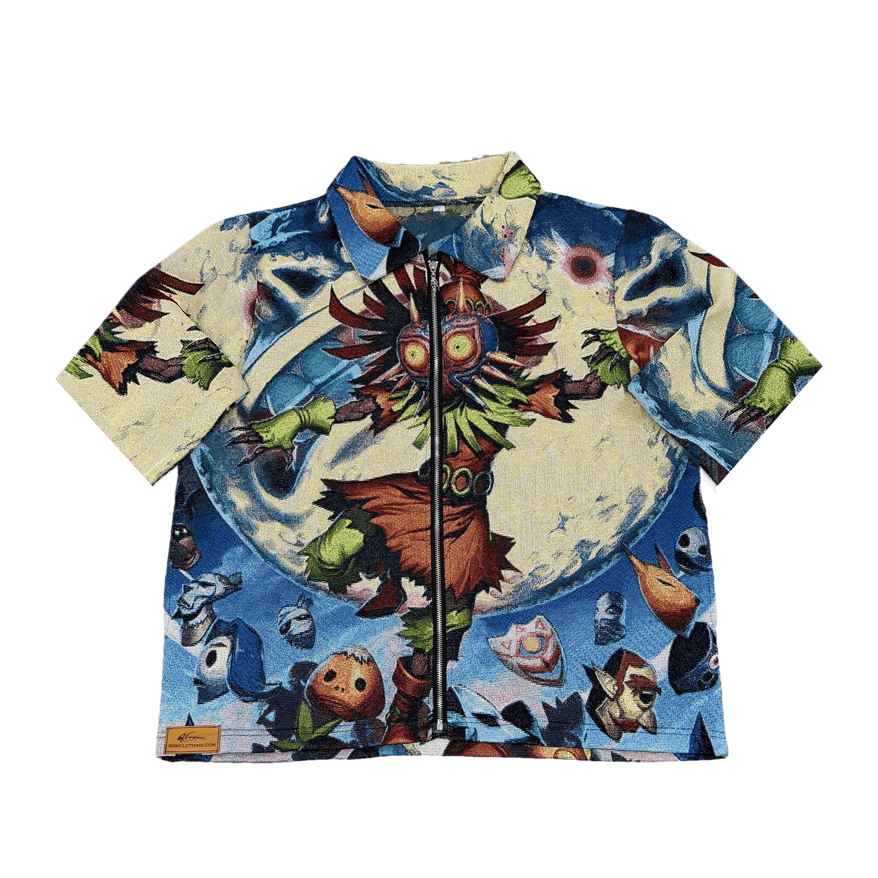 RDMCLOTHINGART tapestry hoodie MAJORA MASK TAPESTRY TEE
