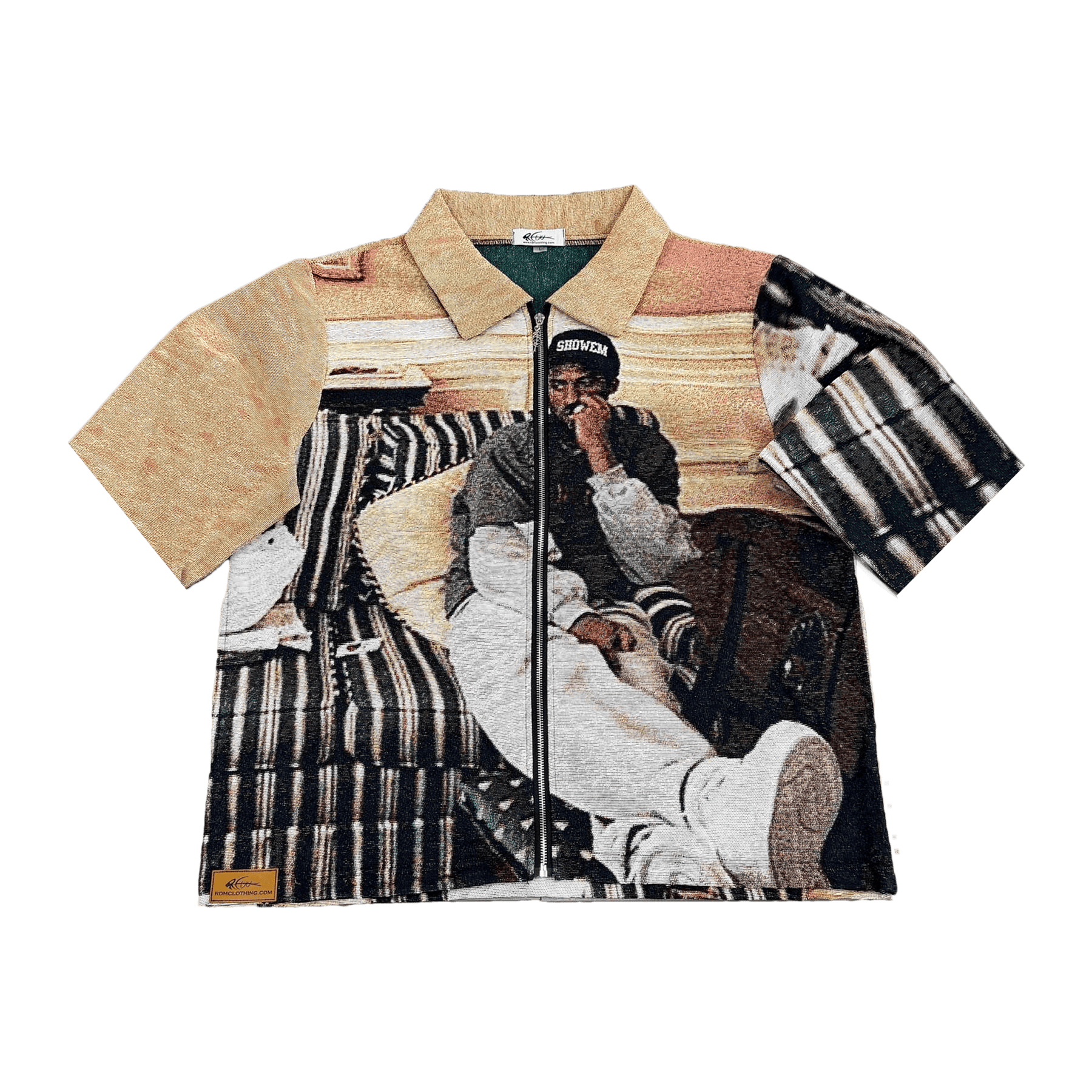 RDMCLOTHINGART tapestry hoodie MANBA SOFA TAPESTRY TEE