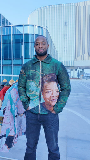 RDMCLOTHINGART tapestry hoodie MAYA TAPESTRY JACKET