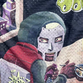 RDMCLOTHINGART tapestry hoodie MF DOOM V2-8757