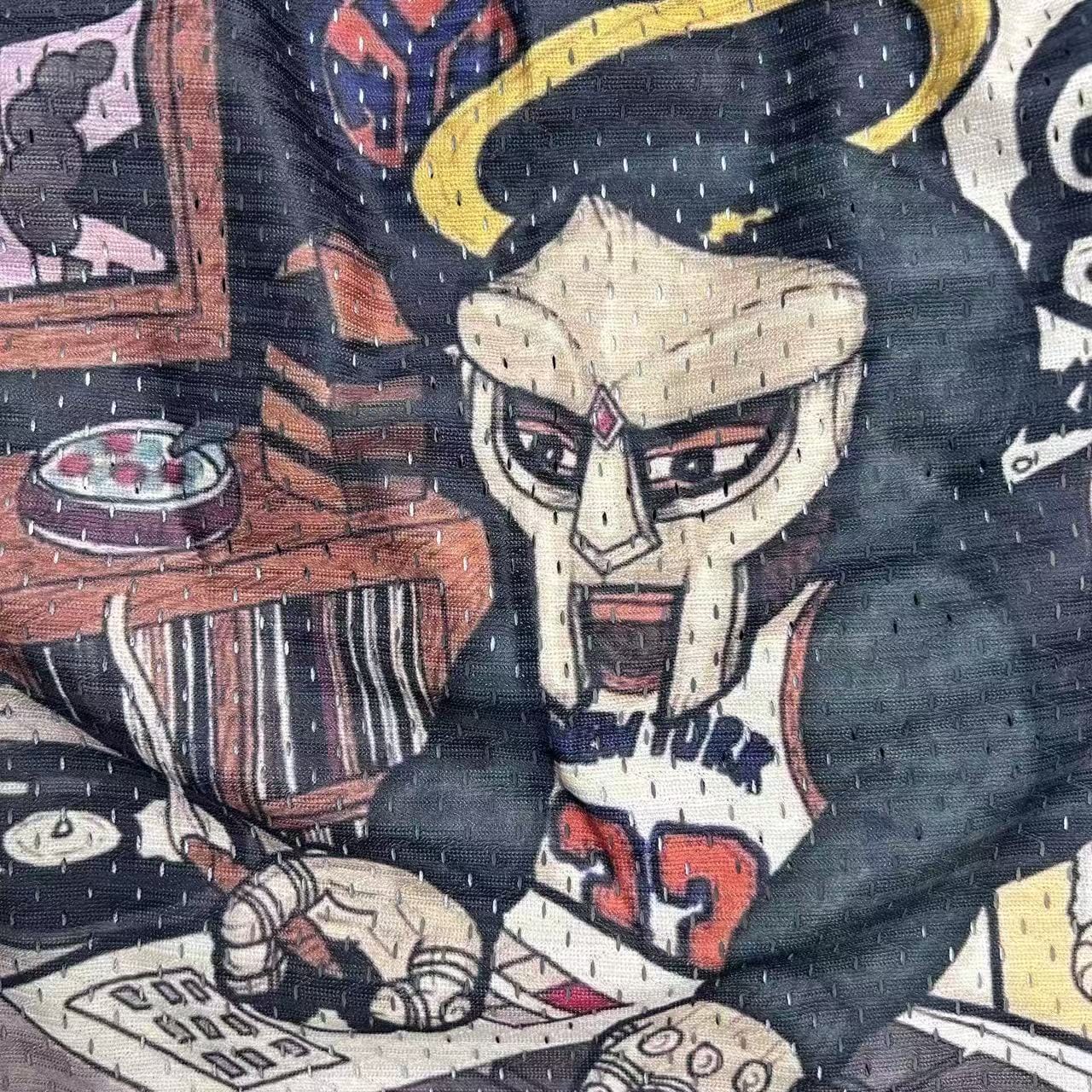 RDMCLOTHINGART tapestry hoodie MF DOOM V2-8757