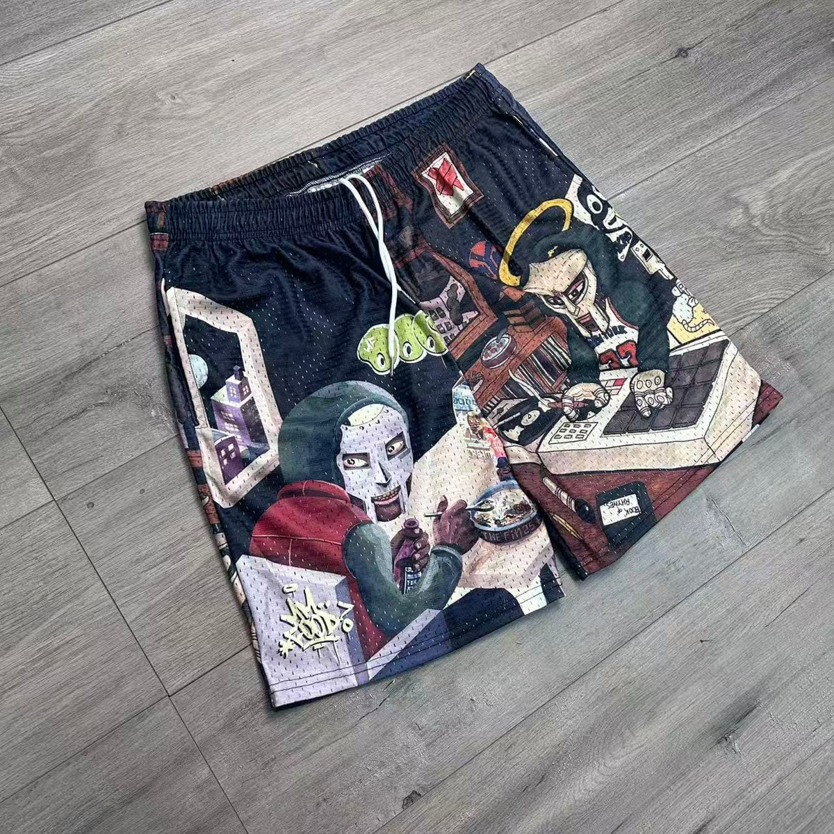 RDMCLOTHINGART tapestry hoodie MF DOOM V2-8757