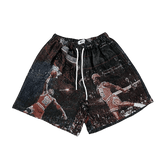 RDMCLOTHINGART tapestry hoodie MJ TAPESTRY SHORTS