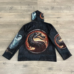 RDMCLOTHINGART tapestry hoodie MORTAL COMBAT TAPESTRY HOODIE