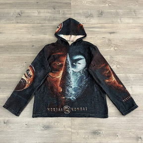 RDMCLOTHINGART tapestry hoodie MORTAL COMBAT TAPESTRY HOODIE