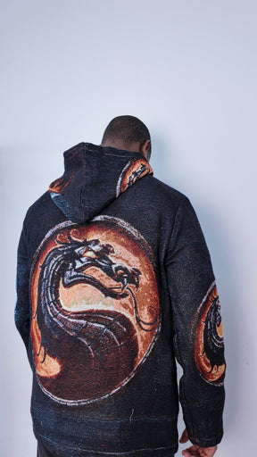 RDMCLOTHINGART tapestry hoodie MORTAL COMBAT TAPESTRY HOODIE