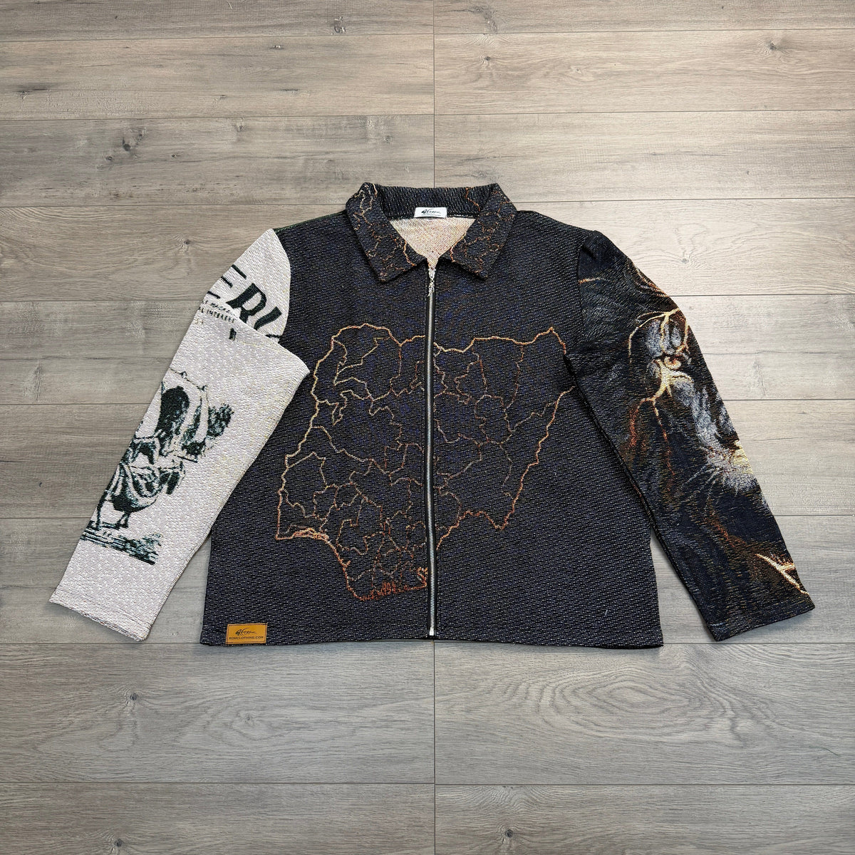 RDMCLOTHINGART tapestry hoodie NIGERIA TAPESTRY JACKET