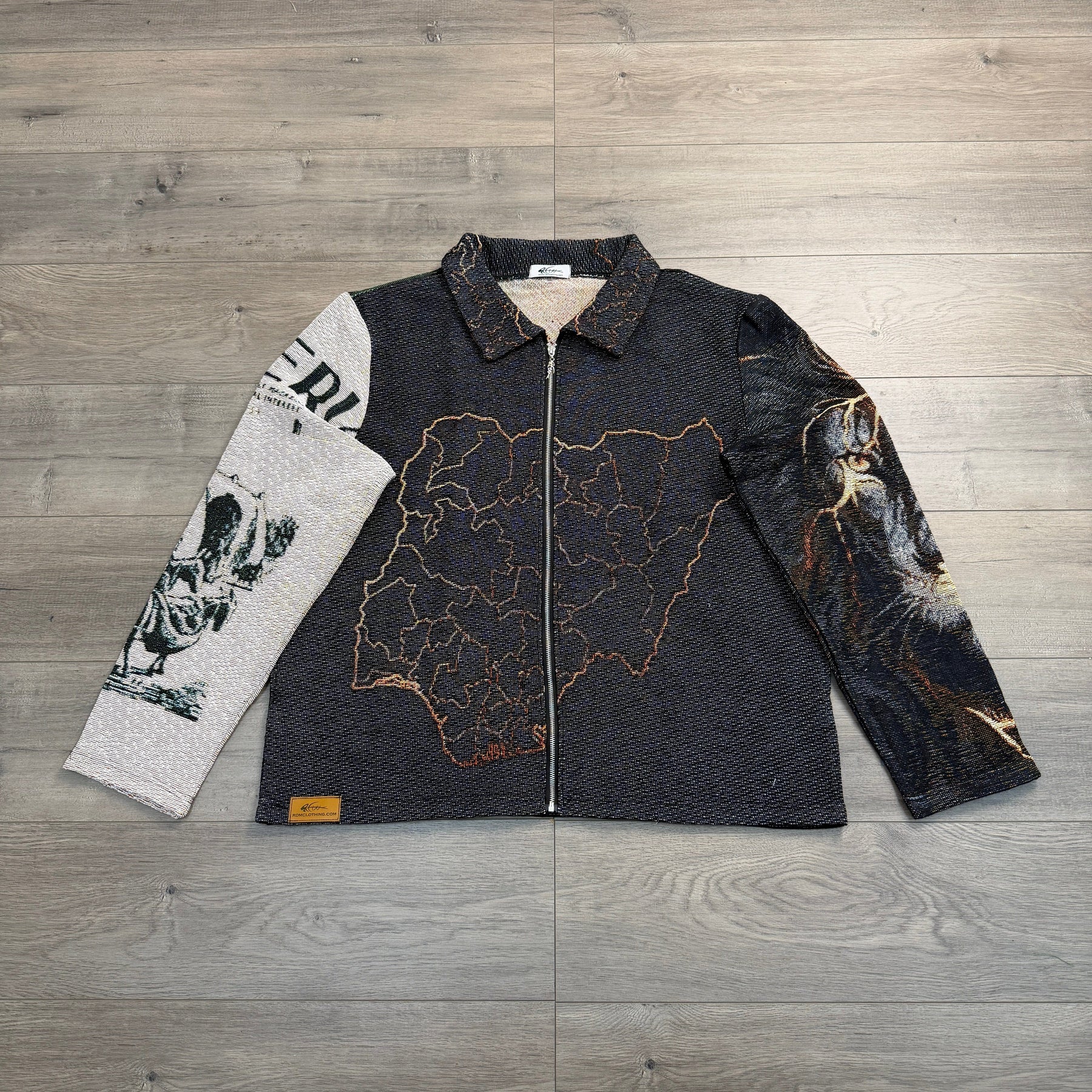 RDMCLOTHINGART tapestry hoodie NIGERIA TAPESTRY JACKET