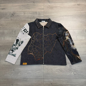 RDMCLOTHINGART tapestry hoodie NIGERIA TAPESTRY JACKET