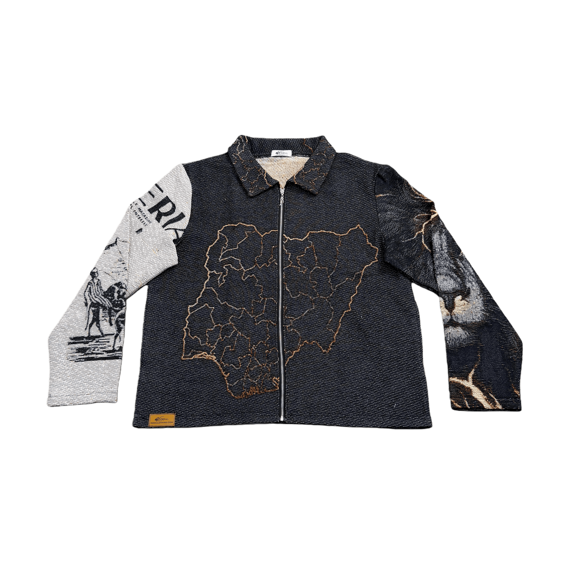 RDMCLOTHINGART tapestry hoodie NIGERIA TAPESTRY JACKET