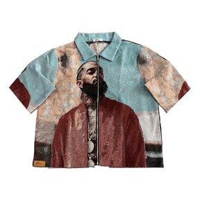 RDMCLOTHINGART tapestry hoodie NIPSEY V3 TAPESTRY TEE-98265