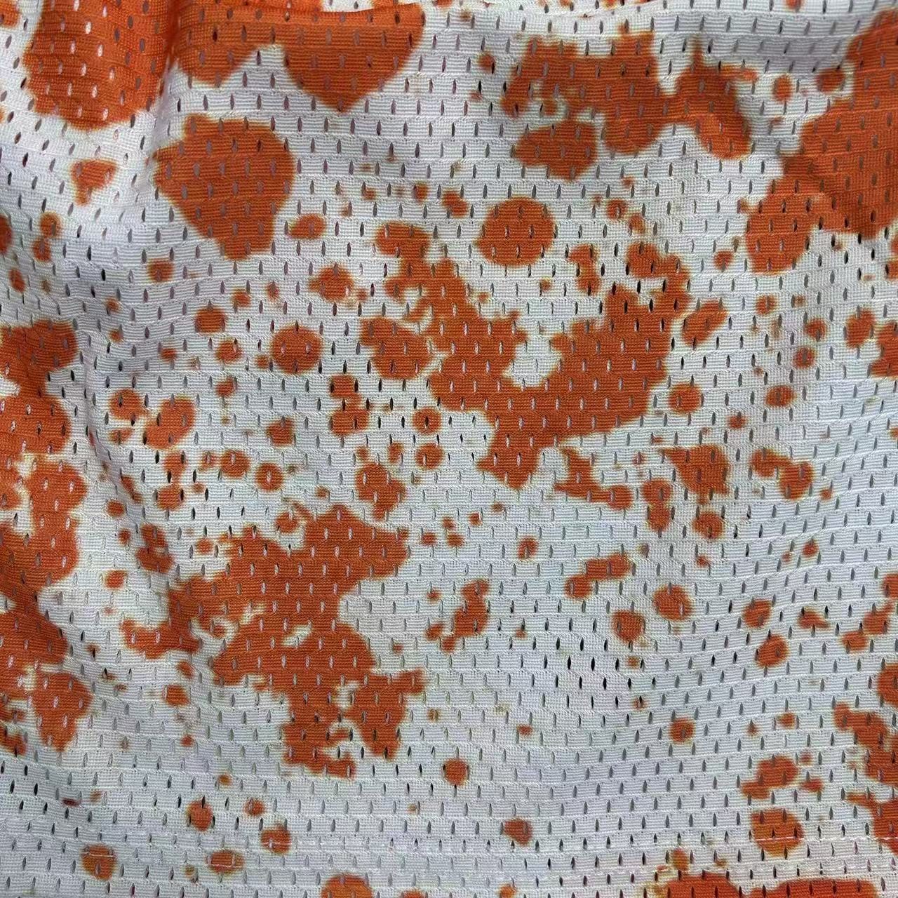 RDMCLOTHINGART tapestry hoodie ORANGE PAINT-8796