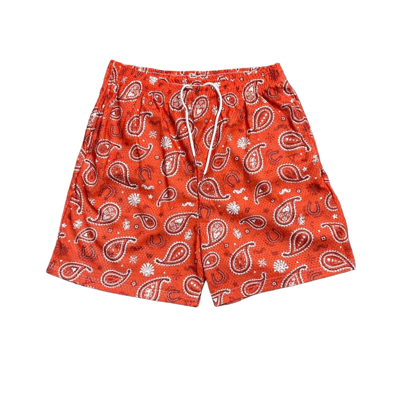 RDMCLOTHINGART tapestry hoodie ORANGE PAISLEY-8797