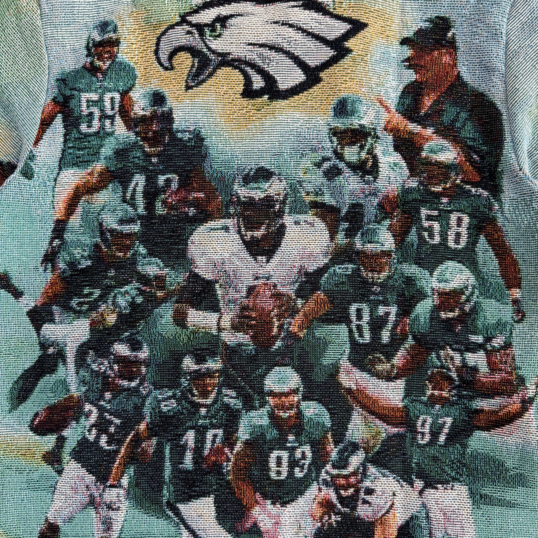 RDMCLOTHINGART tapestry hoodie PHILADELPHIA EAGLES  TAPESTRY TEE-98321