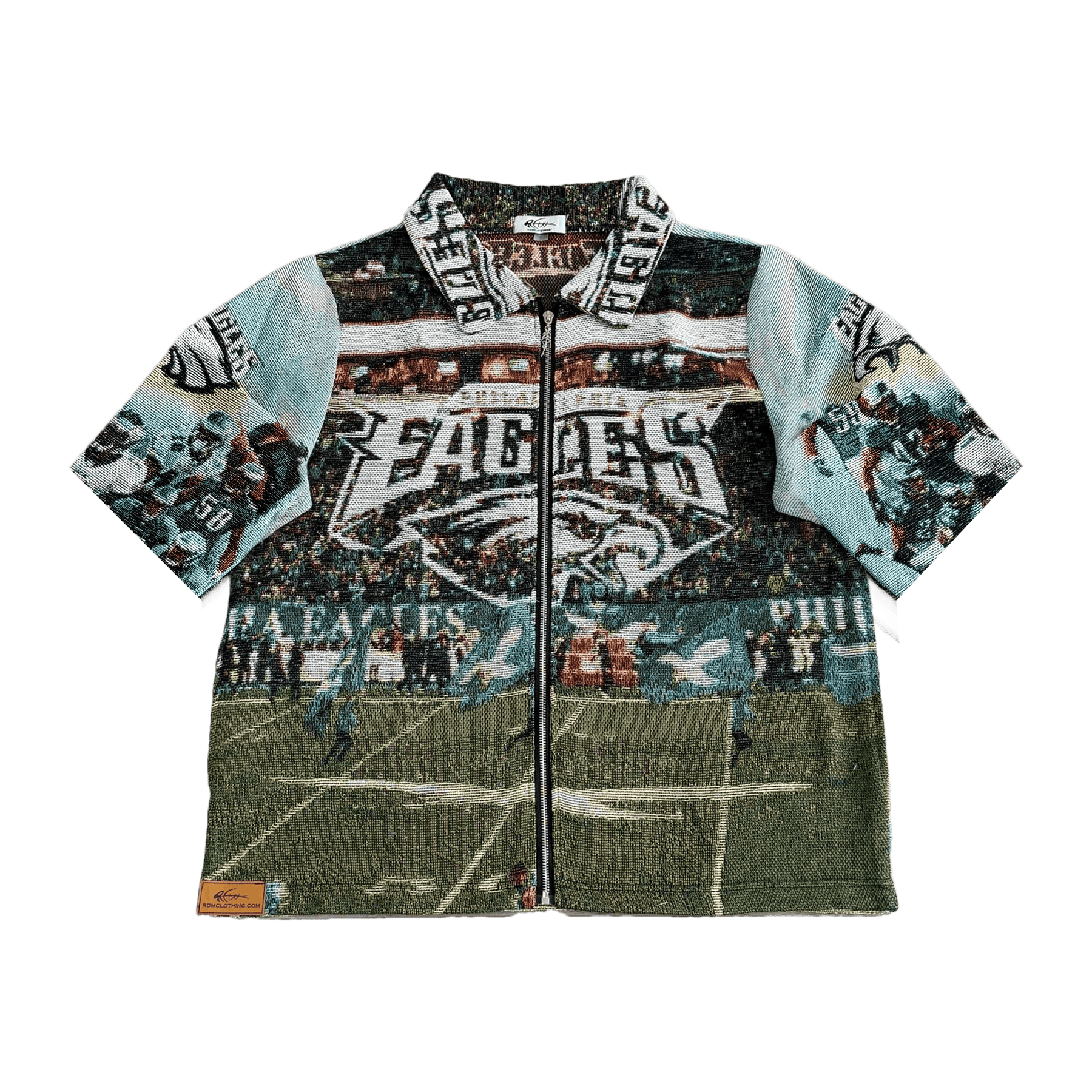 RDMCLOTHINGART tapestry hoodie PHILADELPHIA EAGLES  TAPESTRY TEE-98321