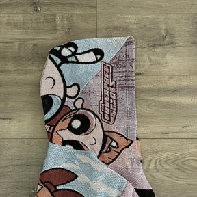 RDMCLOTHINGART tapestry hoodie POWERPUFF GIRLS TAPESTRY HOODIE