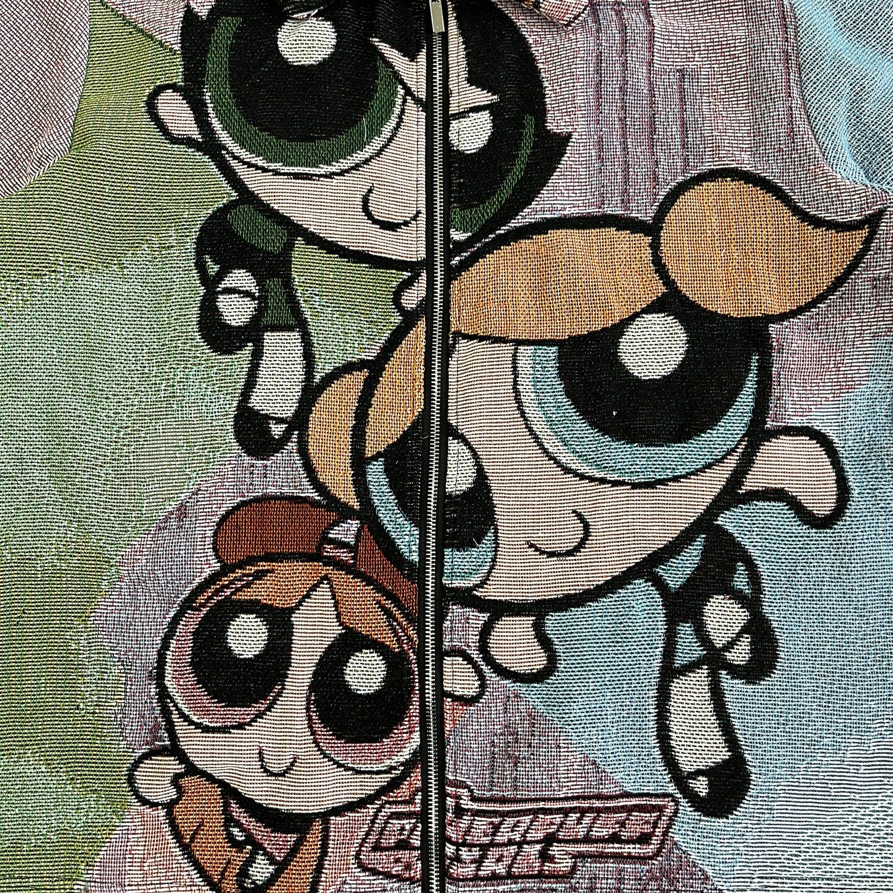 RDMCLOTHINGART tapestry hoodie POWERPUFF GIRLS  TAPESTRY TEE