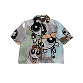 RDMCLOTHINGART tapestry hoodie POWERPUFF GIRLS  TAPESTRY TEE
