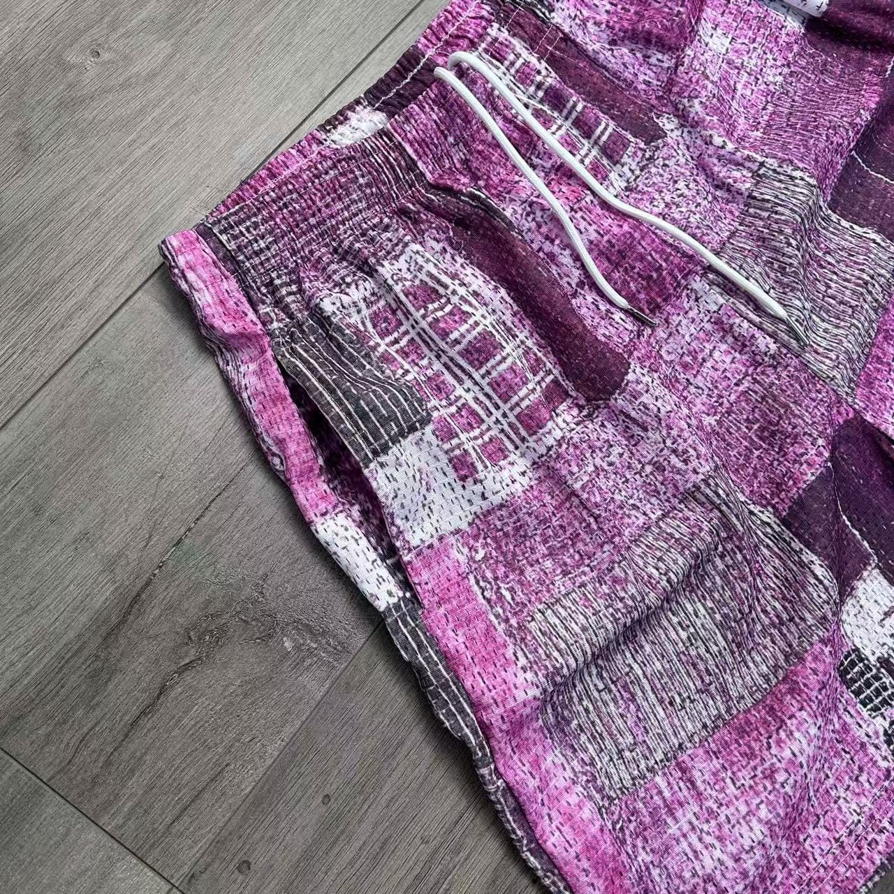 RDMCLOTHINGART tapestry hoodie PURPLE BORO-8801